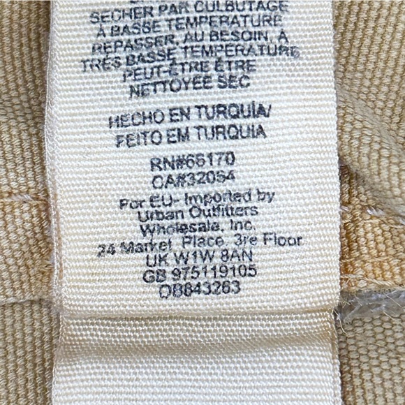 FREE People We the Free Patti Pant in Graham Cracker Wide Leg Cropped Cotton 25 - Picture 10 of 12